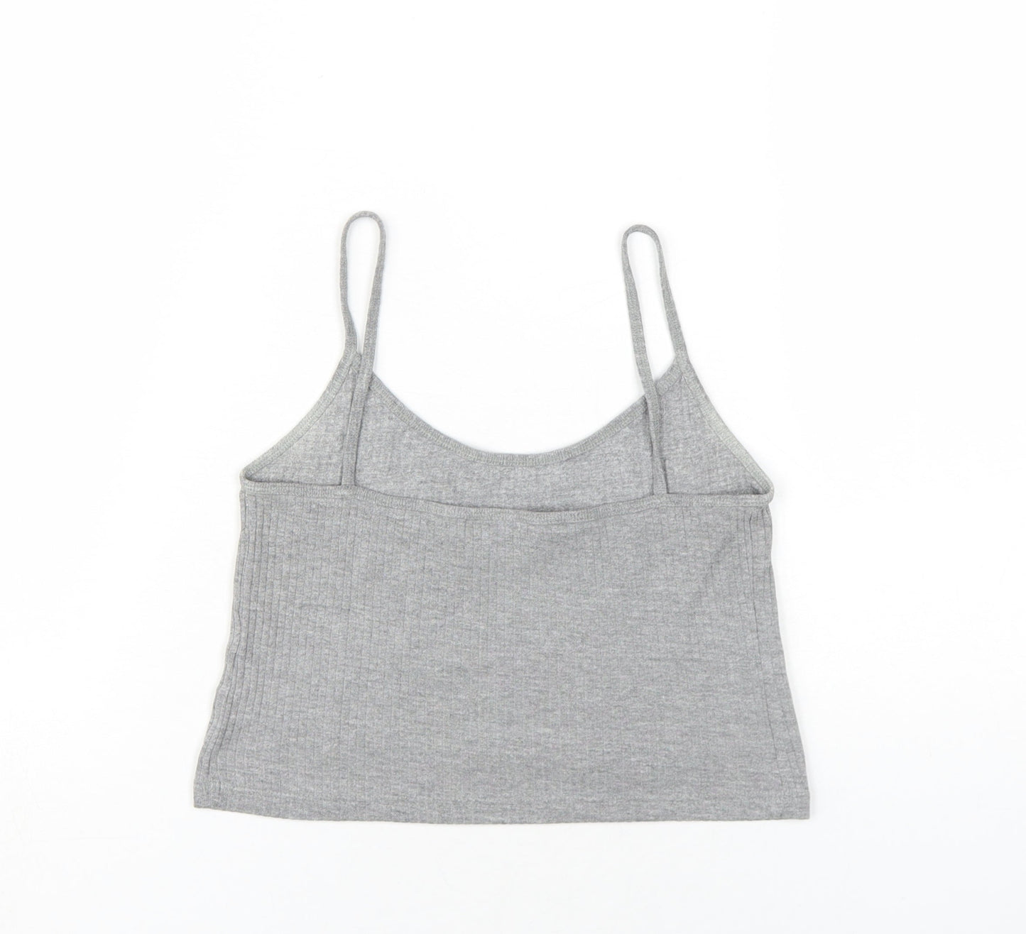 Womens UK Size 12 Topshop Grey Camisole T-Shirt