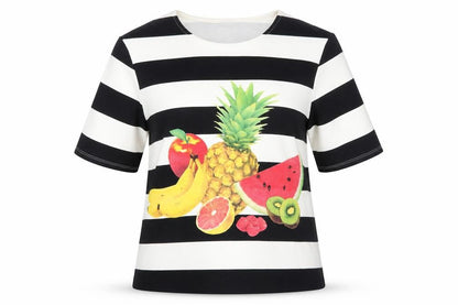 Womens UK Size M Pimkie Black Basic T-Shirt