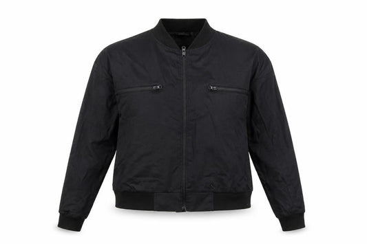 Womens UK Size 10 Boohoo Black Bomber Jacket