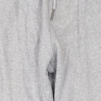 ASOS Mens Grey Cotton Jogger Trousers Size M L30 in Regular Drawstring