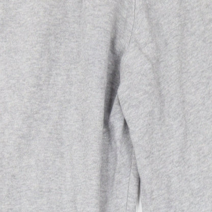 ASOS Mens Grey Cotton Jogger Trousers Size M L30 in Regular Drawstring