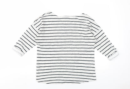 Womens UK Size S H&M Grey Basic T-Shirt