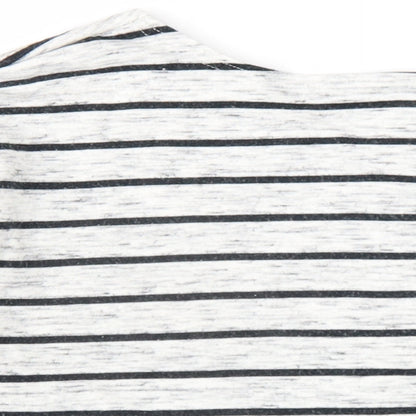 Womens UK Size S H&M Grey Basic T-Shirt