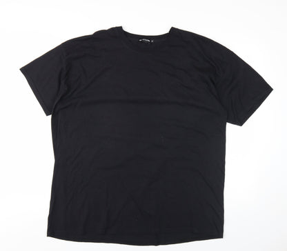 Womens UK Size XL PRETTYLITTLETHING Black Basic T-Shirt
