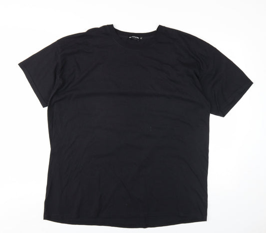 Womens UK Size XL PRETTYLITTLETHING Black Basic T-Shirt