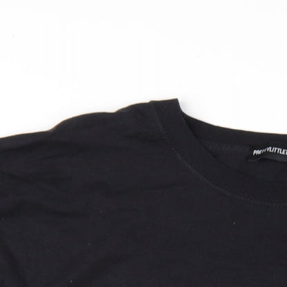 Womens UK Size XL PRETTYLITTLETHING Black Basic T-Shirt