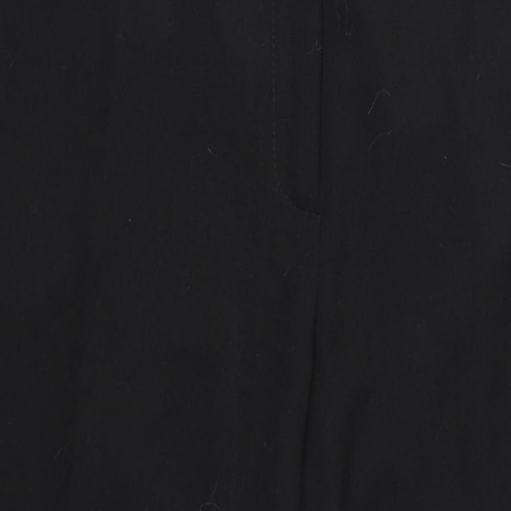 Womens UK Size 14 Debenhams Regular Fit  Black Trousers