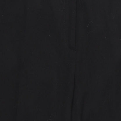 Womens UK Size 14 Debenhams Regular Fit  Black Trousers