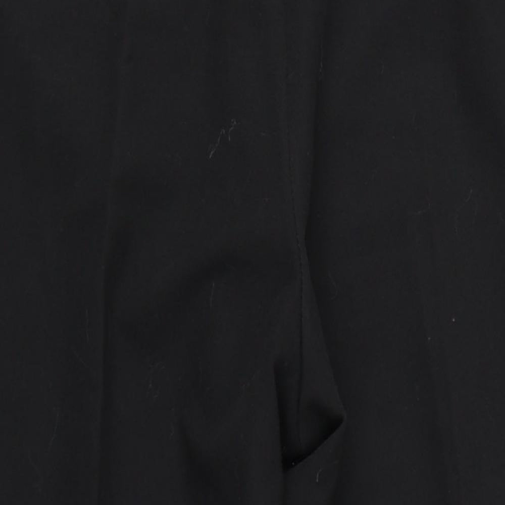 Womens UK Size 14 Debenhams Regular Fit  Black Trousers