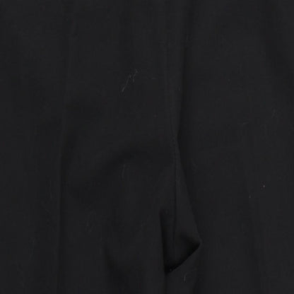 Womens UK Size 14 Debenhams Regular Fit  Black Trousers