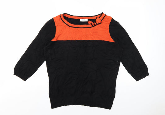 Womens UK Size 16 Wallis Black Pullover Jumper