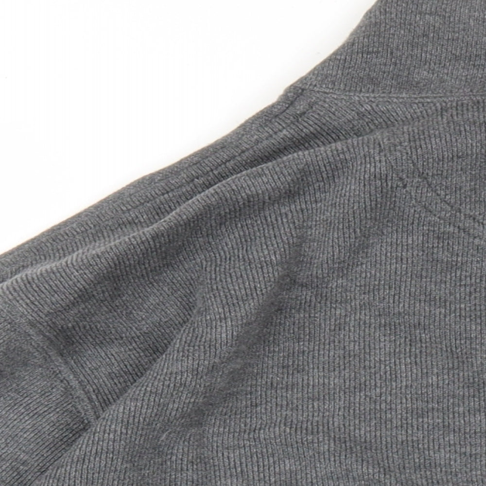 Mens UK Size L Lands' End Grey Pullover Sweatshirt