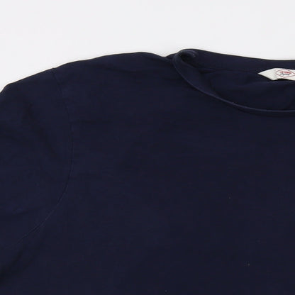 Lee Cooper Mens Blue Cotton T-Shirt Size 2XL Crew Neck