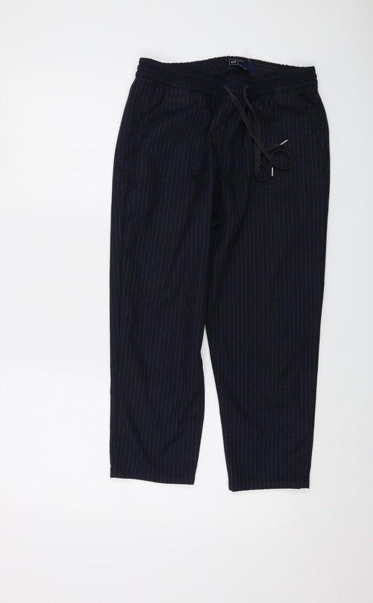 Womens UK Size 4 Gap Regular Fit  Blue Trousers