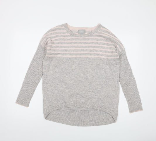 Womens UK Size 10 Pure Grey Pullover Jumper