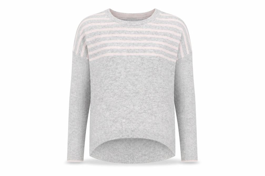 Womens UK Size 10 Pure Grey Pullover Jumper