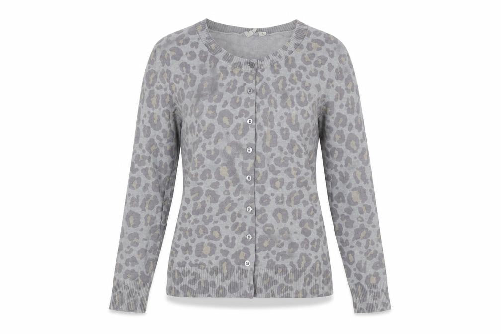 Womens UK Size S Gap Grey Cardigan Jumper