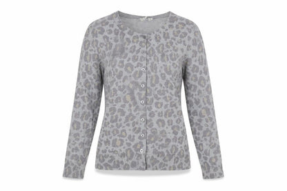 Womens UK Size S Gap Grey Cardigan Jumper