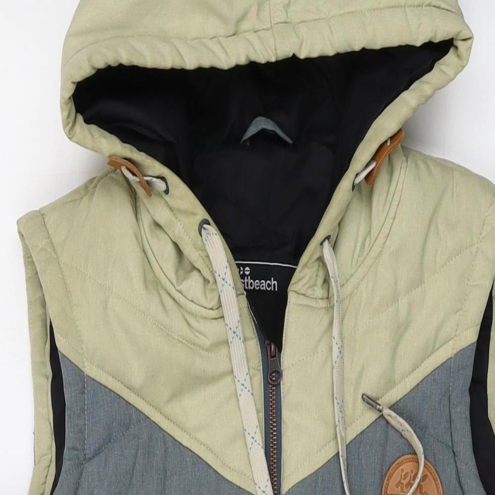 Westbeach Mens Grey Gilet Waistcoat Size M Zip