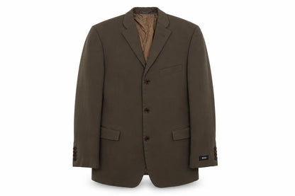BOSS Mens Beige Wool Jacket Suit Jacket Size 40 Regular