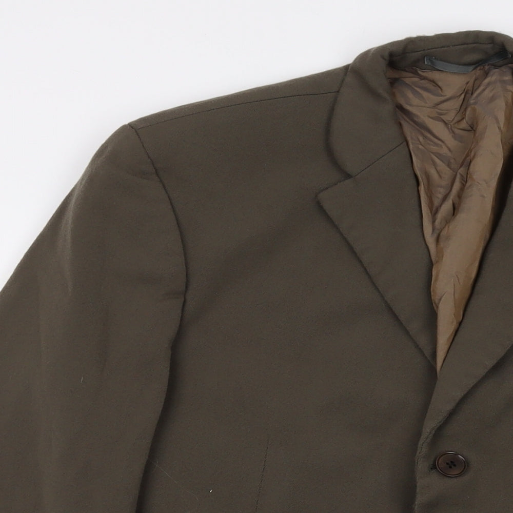 Mens UK Size 40 Boss Regular Beige Suit Jacket