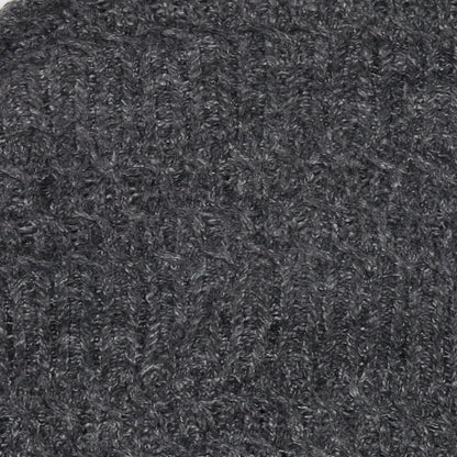 Fillipa K Womens Grey V-Neck Nylon Cardigan Jumper Size S