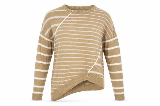Womens UK Size XS Maison de Nimes Beige Pullover Jumper