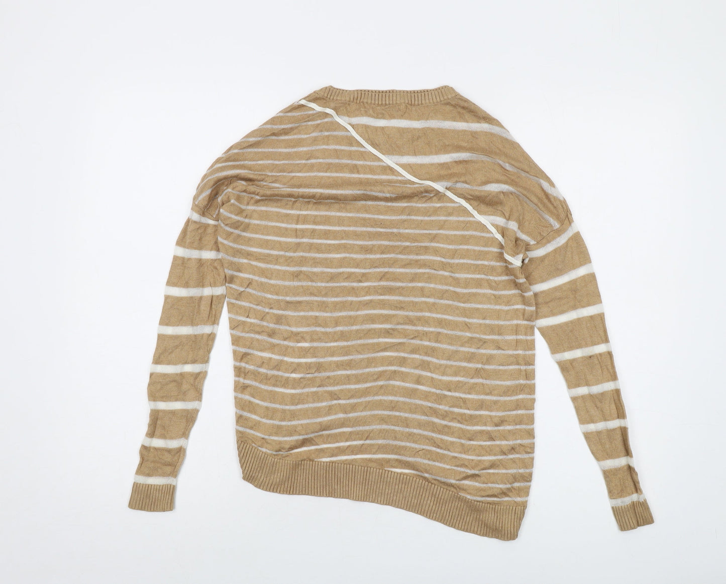 Womens UK Size XS Maison de Nimes Beige Pullover Jumper