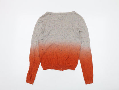 Womens UK Size XS Numph Grey Cardigan Jumper