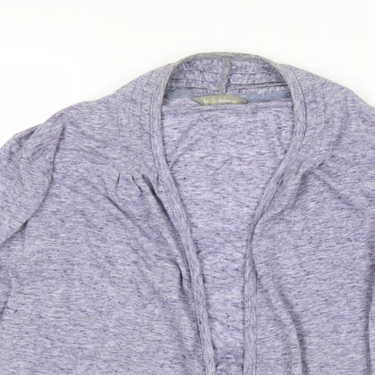 Womens UK Size 10 Marks and Spencer Blue Wrap T-Shirt