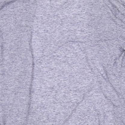 Womens UK Size 10 Marks and Spencer Blue Wrap T-Shirt