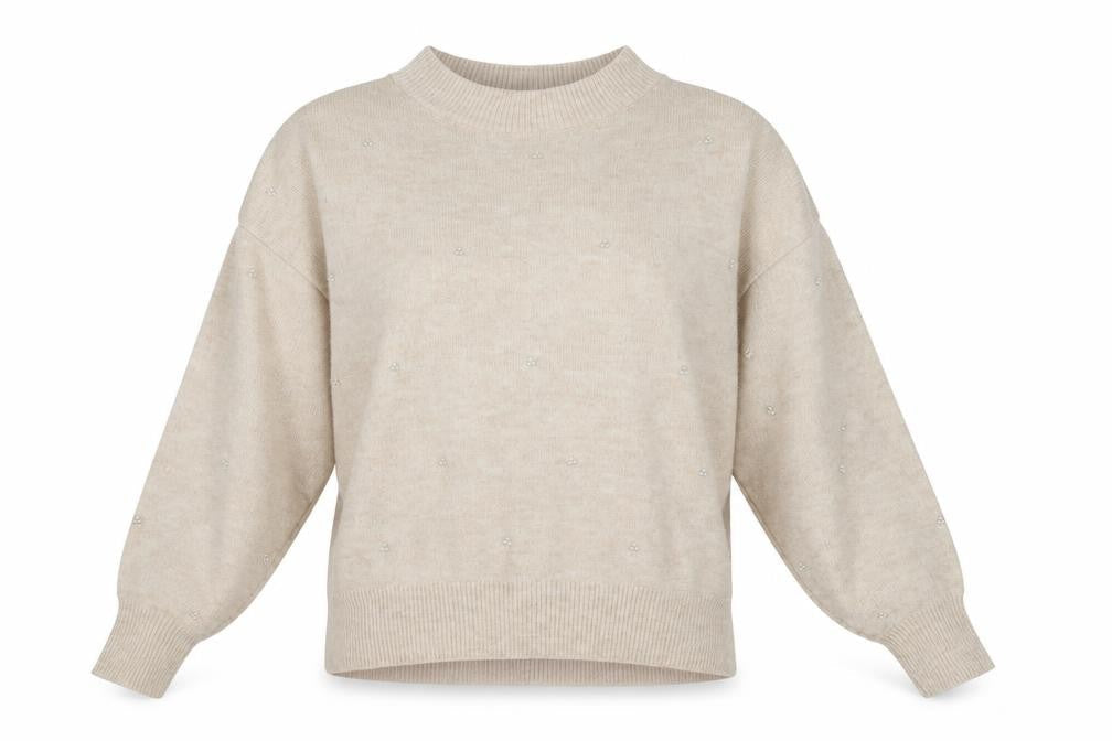 Womens UK Size S H&M Beige Pullover Jumper