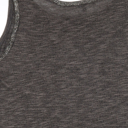 Womens UK Size 18 NEXT Grey Tunic Tank