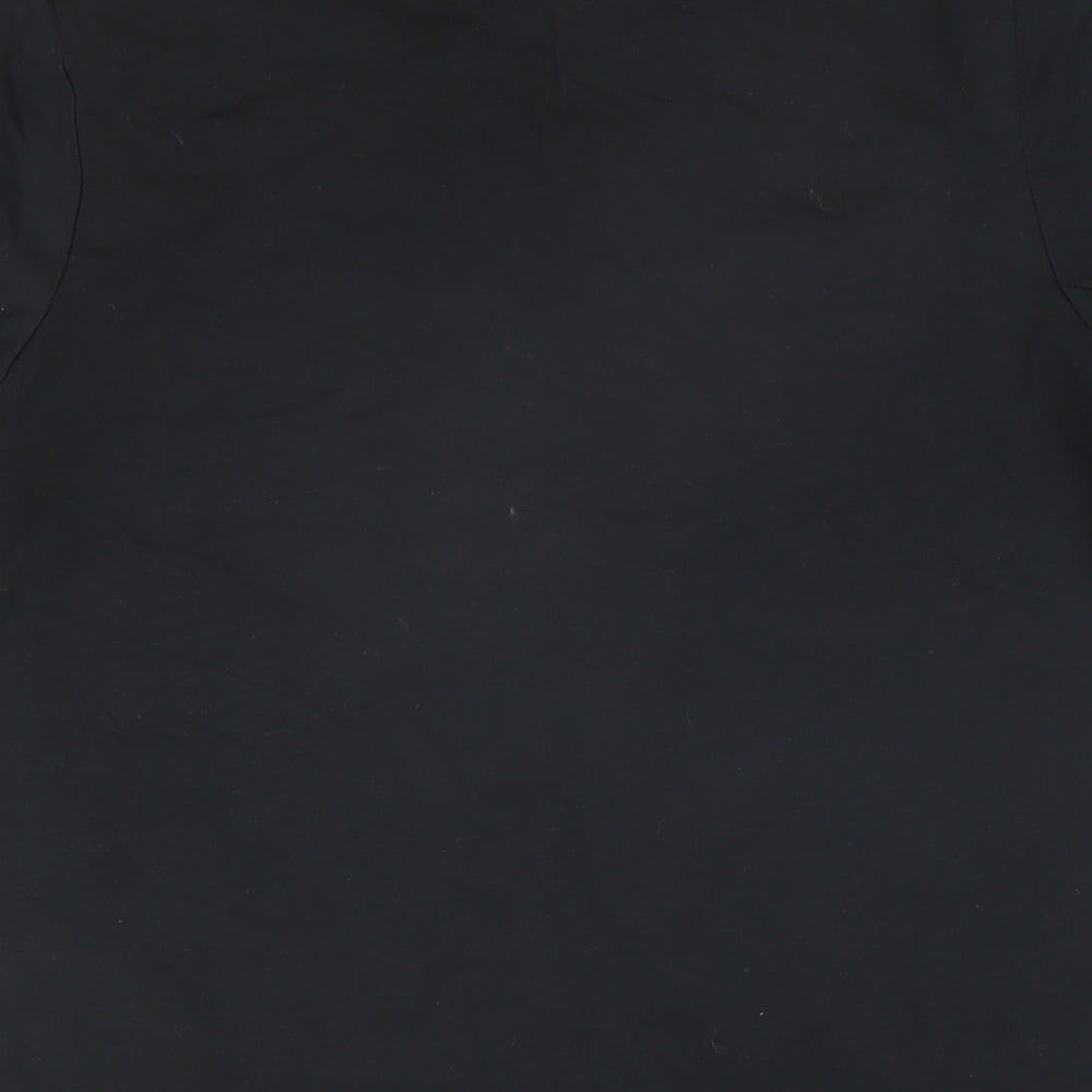 La Redoute Boys Black 100% Cotton Basic T-Shirt Size 16 Years Round Neck Pullover - Original & leader No rules only good vibes