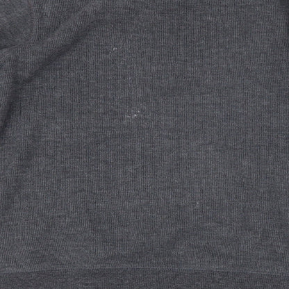 NEXT Boys Grey Acrylic Basic Casual Size 8 Years Round Neck Pullover