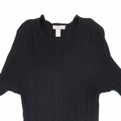 Womens UK Size S H&M Black Pullover Jumper