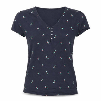 Womens UK Size XS NEXT Blue Basic T-Shirt