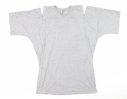 Womens UK Size 8 ASOS Green Basic T-Shirt