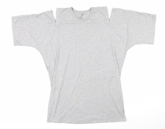 Womens UK Size 8 ASOS Green Basic T-Shirt