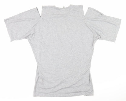 Womens UK Size 8 ASOS Green Basic T-Shirt