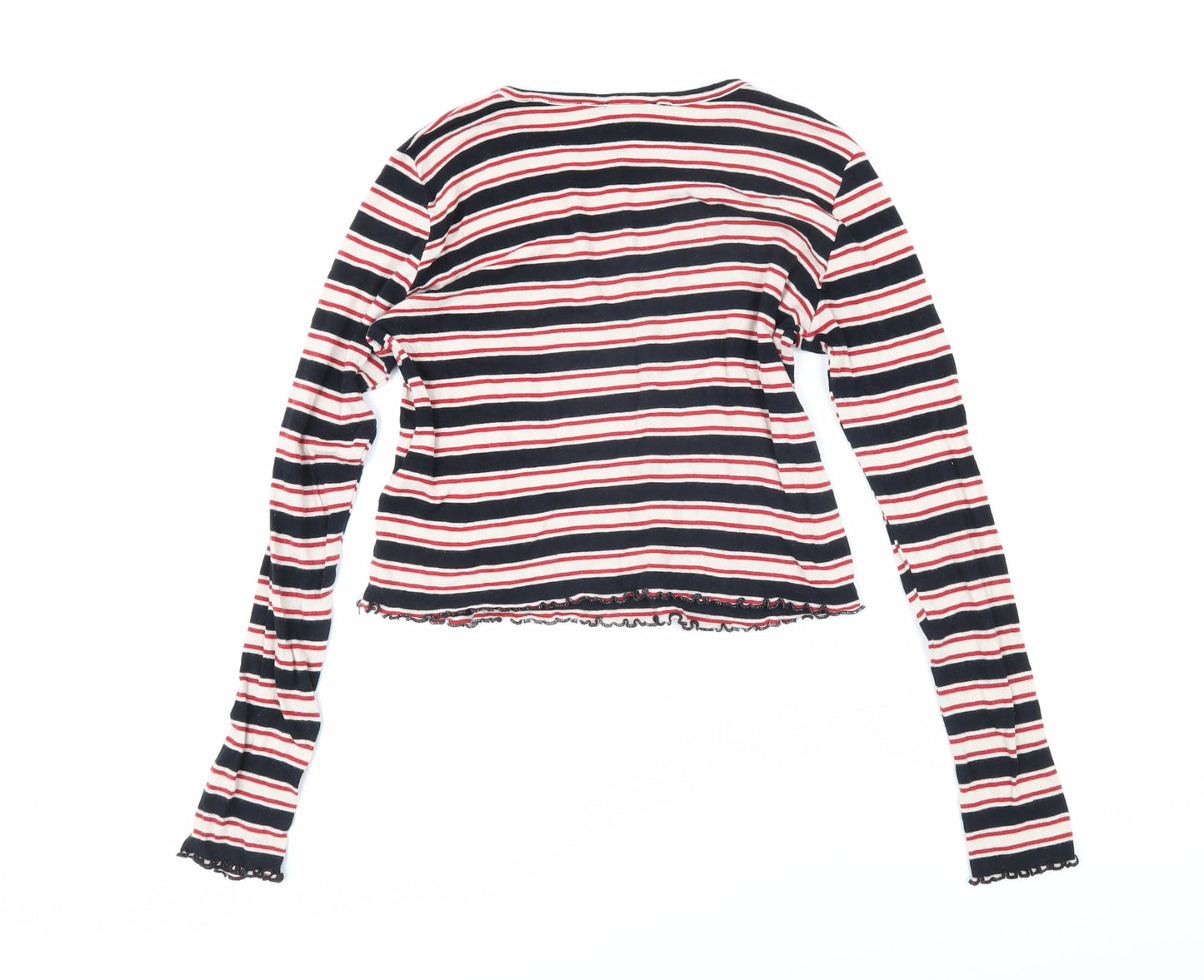 Womens UK Size 10 Topshop Multicoloured Basic T-Shirt