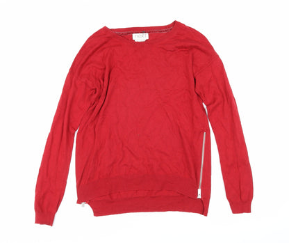 Womens UK Size 6 NEXT Red Pullover Jumper