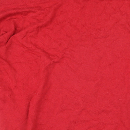 Womens UK Size 6 NEXT Red Pullover Jumper