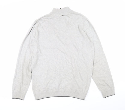 House of Gavani Mens Grey Cotton Pullover Sweatshirt Size L
