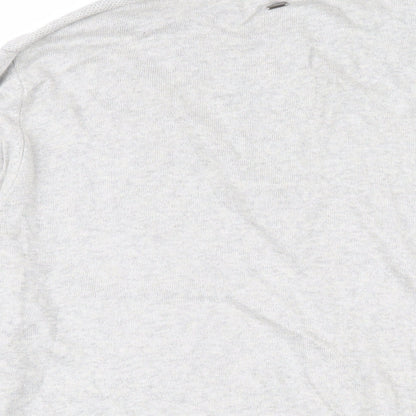 House of Gavani Mens Grey Cotton Pullover Sweatshirt Size L