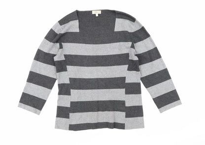 Womens UK Size M cc Grey Pullover Jumper