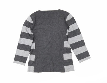 Womens UK Size M cc Grey Pullover Jumper