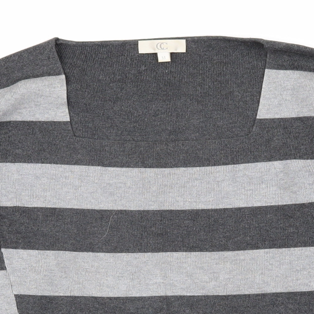 Womens UK Size M cc Grey Pullover Jumper