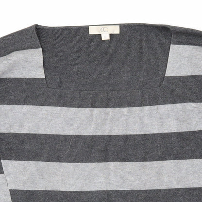 Womens UK Size M cc Grey Pullover Jumper