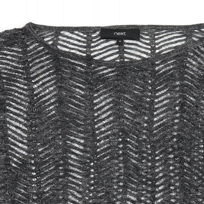 Womens UK Size 14 NEXT Grey Tunic T-Shirt